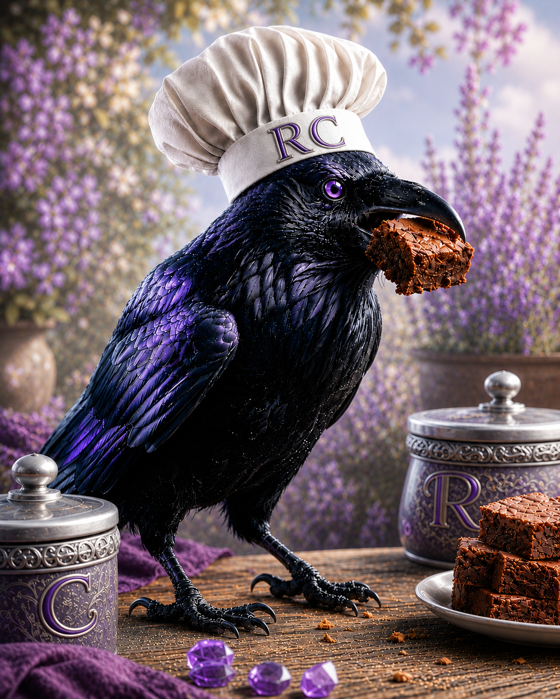 Ravynne's Crumbs brand artwork
